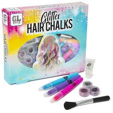 Glitter Hair Chalks 3+