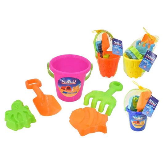 NAULU Sand Bucket 7 items inside