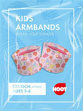Fish Arm Bands Ages 3–6 Years (23 × 11 cm)