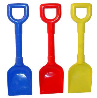 plastic spades 25 cm