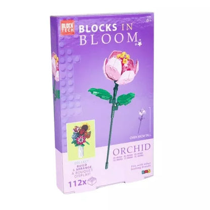 Block Tech Blocks In Bloom - Kiss Adults Toy Building Floral Kit
